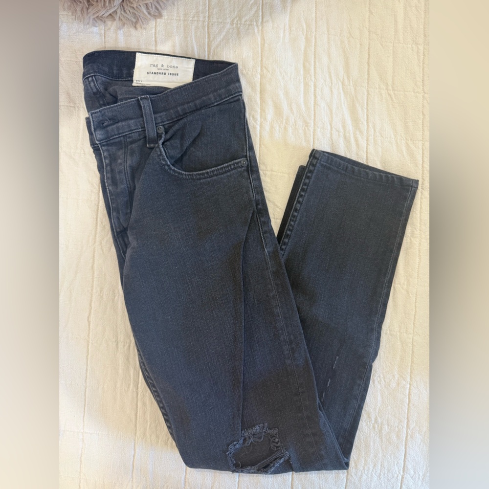 rag & bone black men’s Jeans distressed